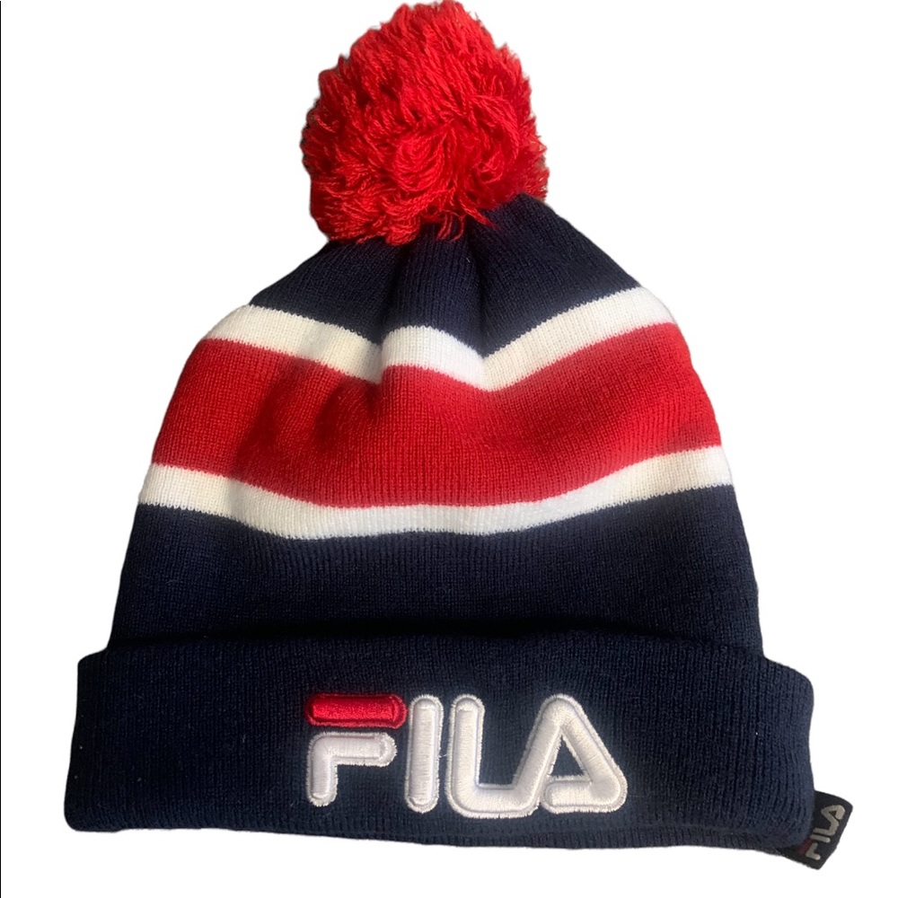 Fila Women's Striped
Beanie Knitted Hats One Size Multicolor..!!